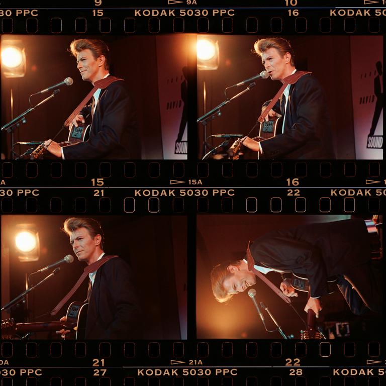 David Bowie, Rainbow Theatre, London, 1989 (Contact Sheet), Photography For Sale 2