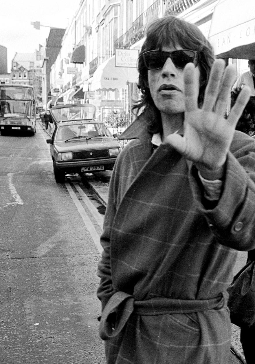 Richard Young Portrait Photograph - Mick Jagger, London, 1986, Photography