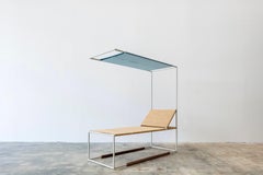 Over Under Chaise, Powder coated metal frame with Danish paper cord