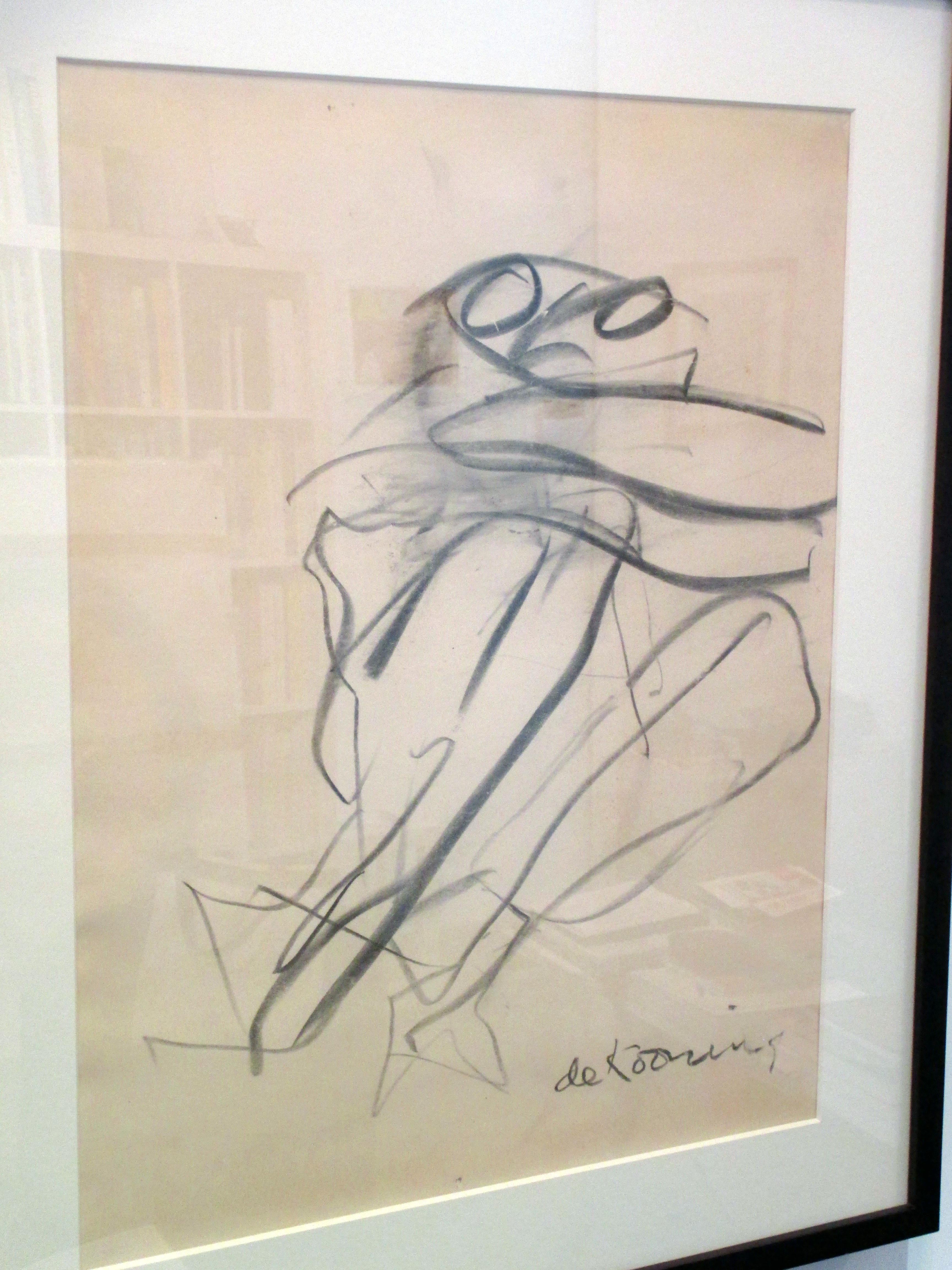 Unbenannt (Beige), Figurative Art, von Willem de Kooning