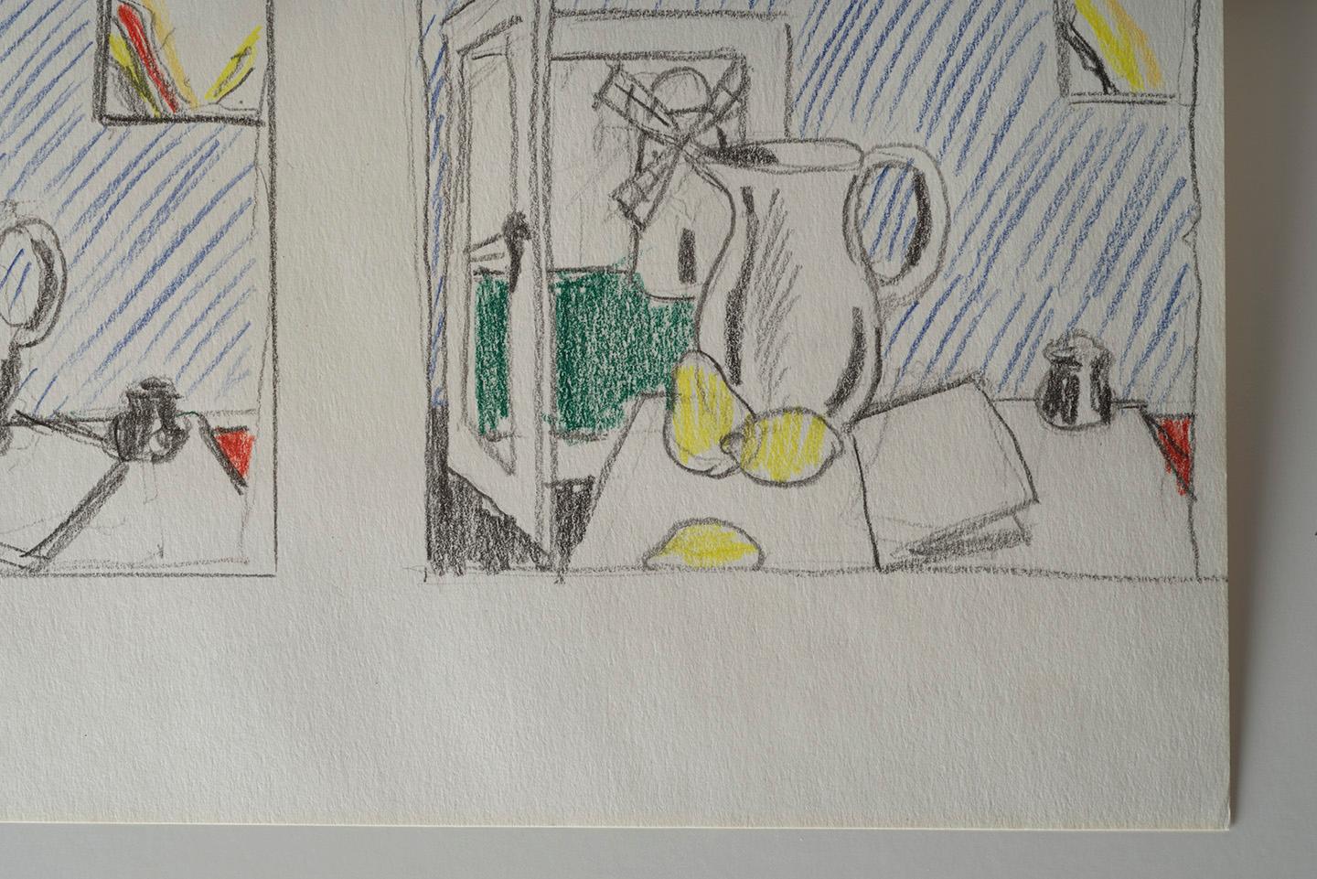 Natura morta con mulino a vento - Still-Life Beige di Roy Lichtenstein