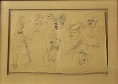 Pencil Figurative Drawings and Watercolours