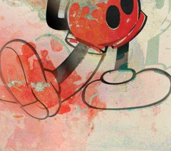 M16-Figurative, Street art, Pop art, Modern, Contemporary, Abstract Mickey Mouse