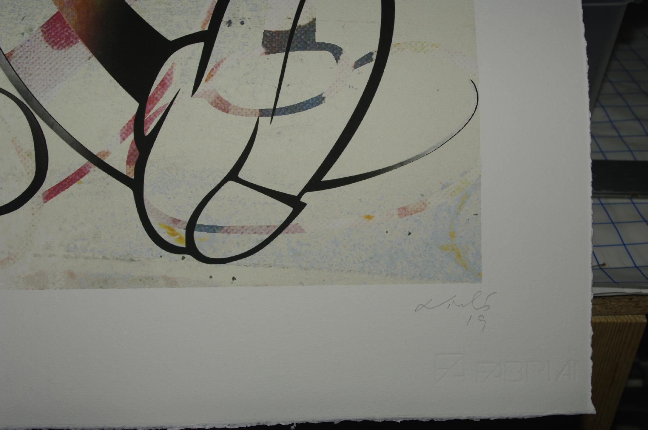 M002-Figurative, Street art, Modern, Pop art, Contemporary, Abstract Mickey Mous 2