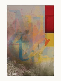 Mountains VII - Contemporary, Abstract, Modern, Pop art, Surrealist, Landscape