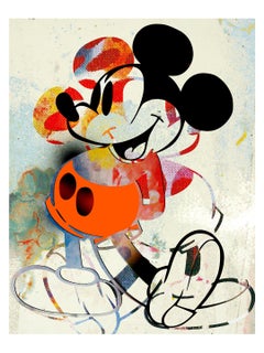 M016-Figurative, Pop art. Street art, Modern, Contemporary, Abstract Mickey Mous