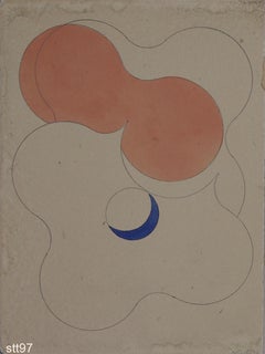 Pencil Abstract Drawings and Watercolours
