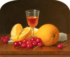 Nature morte avec citrouilles et cerises 