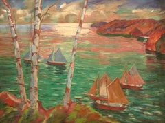 Sailing (Sailboats in a Harbor)