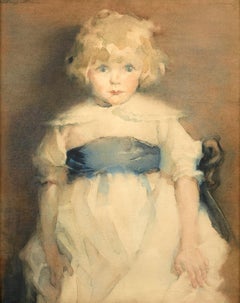Young Girl in a White Dress 