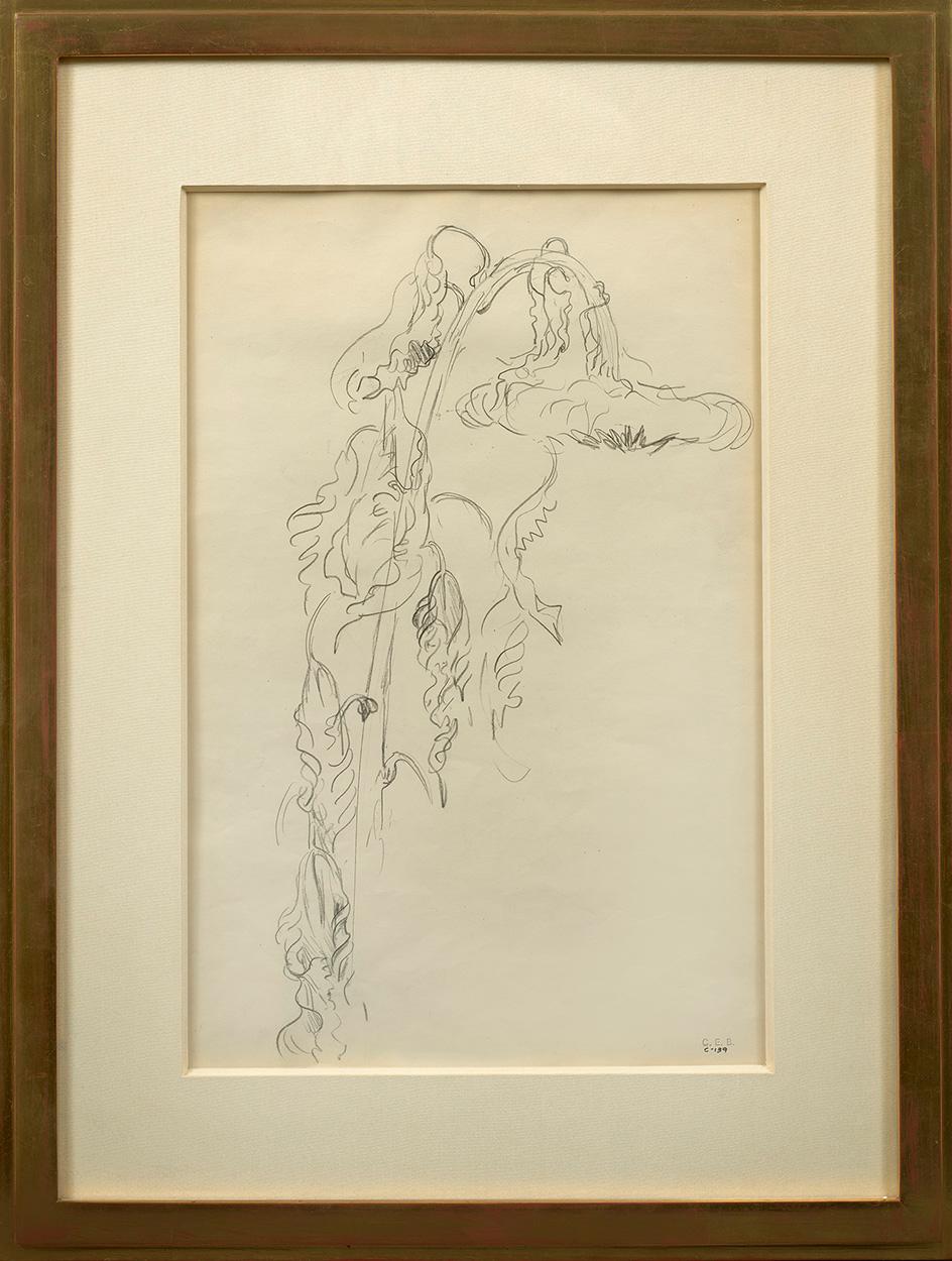 Sonnenblumen-Studie – Art von Charles E. Burchfield