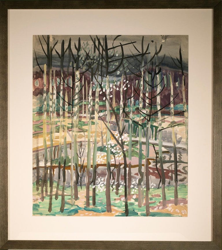 Trees - Art by Charles E. Burchfield