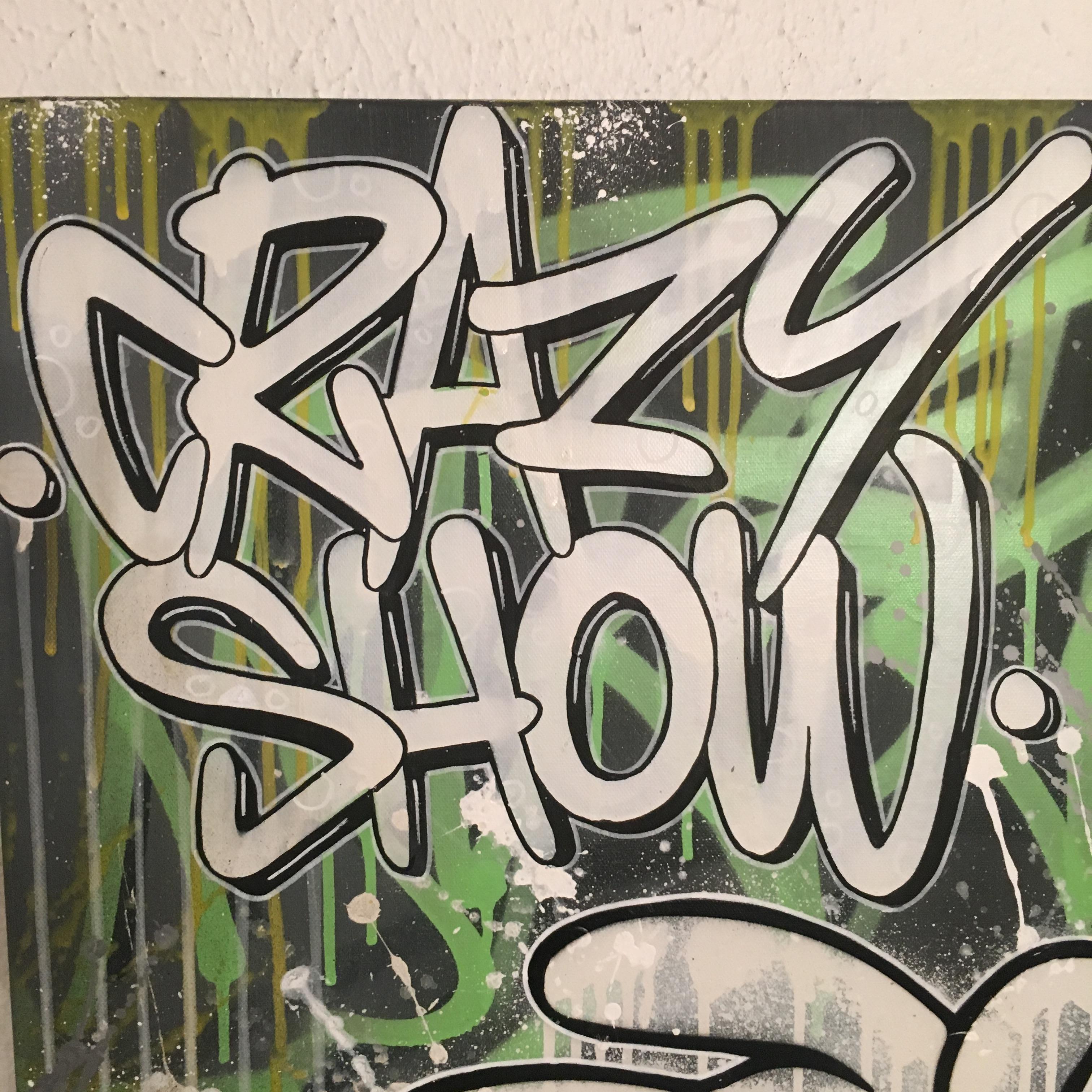 Crazy Show - Street Art Painting by ZOKAR