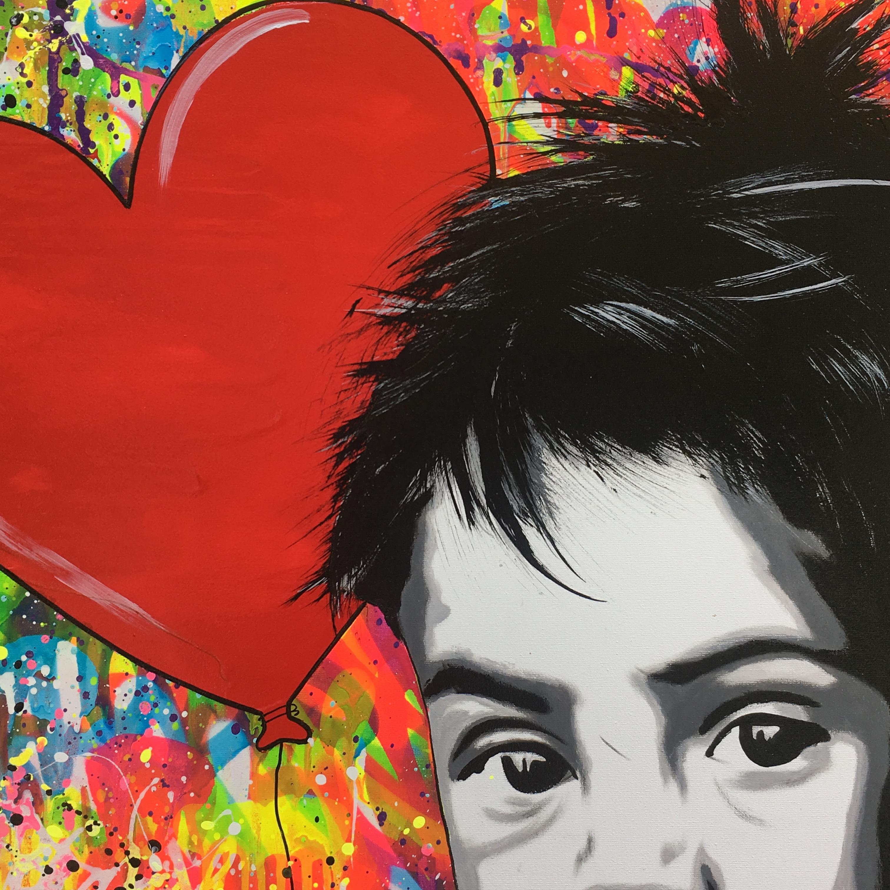 Love - Street Art Painting by Bardou Vincent