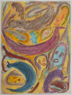 People Listening to Birds, Self-taught, Outsider Art