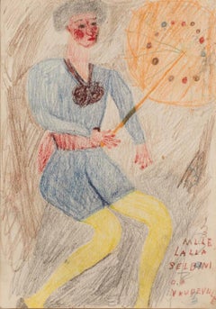 Lalla Selbini of Vaudeville (circa 1917-1922) Self-taught, Outsider Art