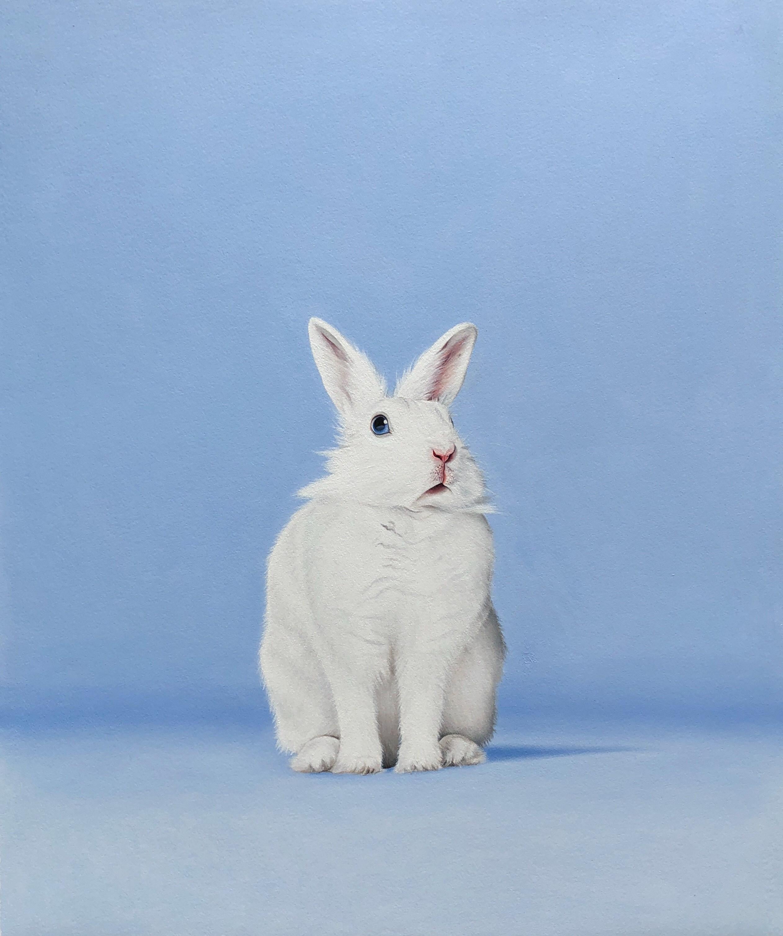 White Rabbit I - Painting by Paul Urzica