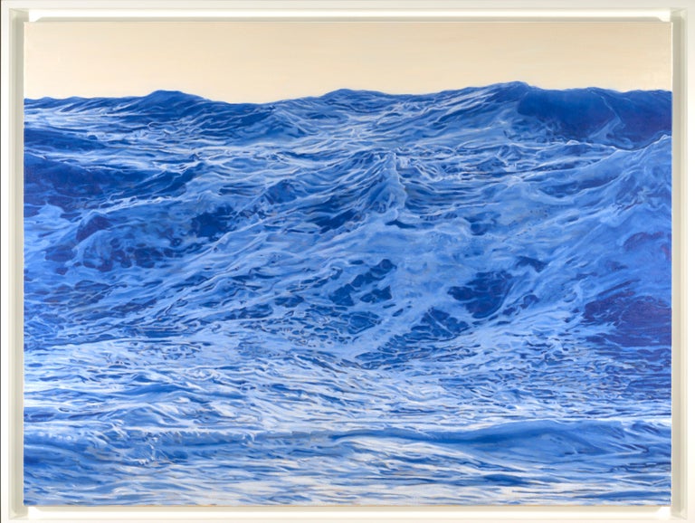 Fabian Jean Figurative Painting - Blue Sea I