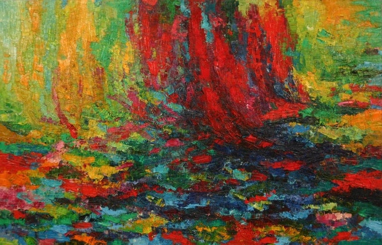 John Barkley Abstract Painting - Through Fire and Water