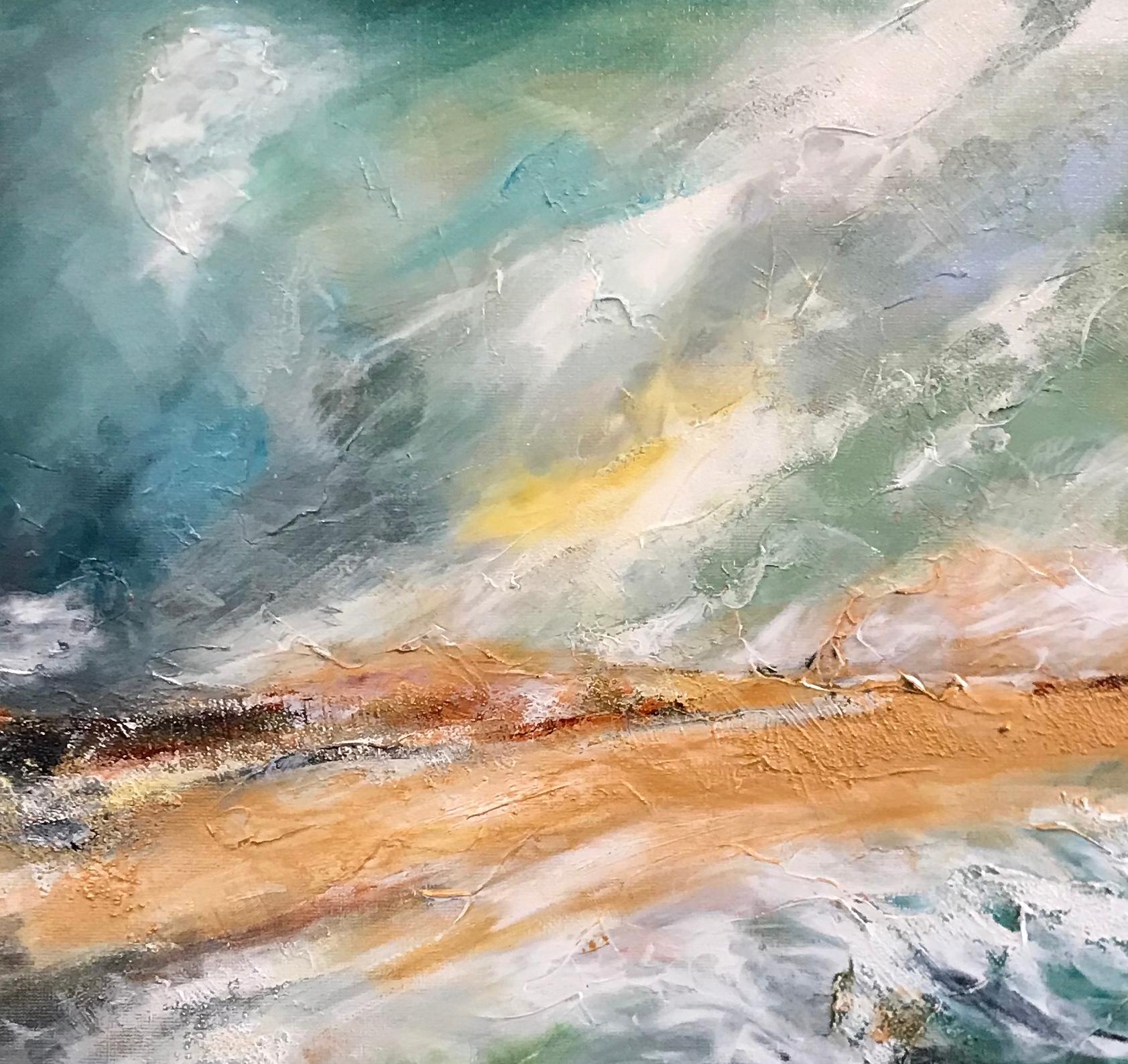 The Sands of Morar - Contemporary Seascape Painting by Mark McCallum 3