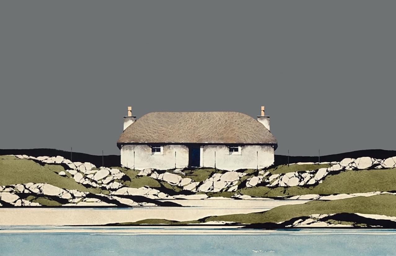 Uist Coast - Imprimé signé, édition limitée, paysage contemporain de Ron Lawson en vente 2