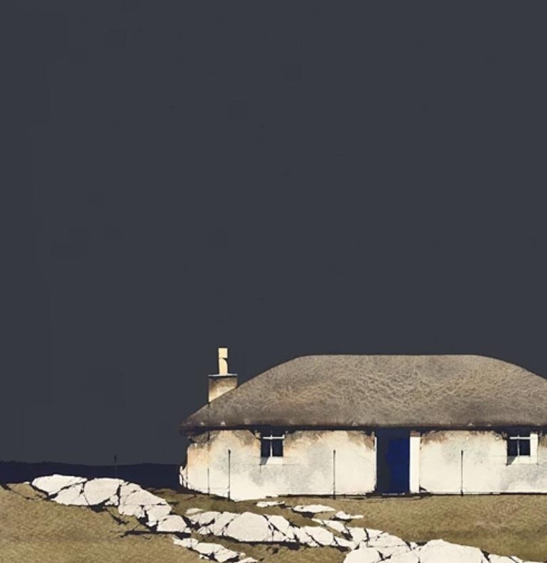 Ron Lawson South Uist Croft House Signed, Limited Edition Print