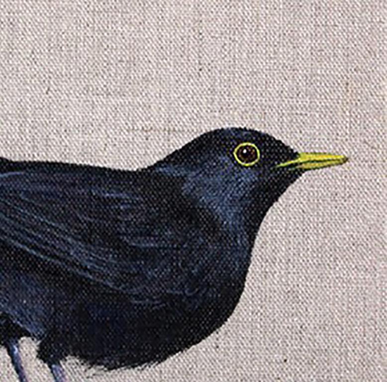 black bird painting