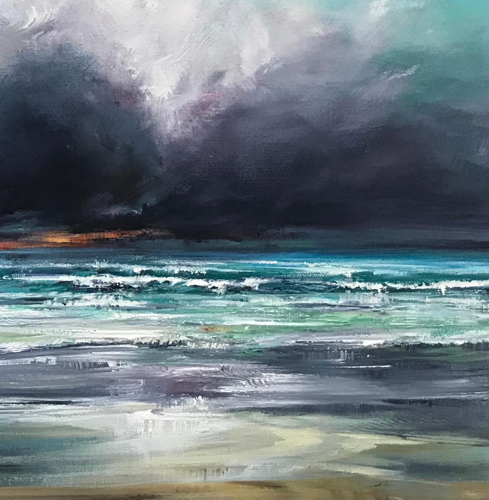Undercover - Contemporary Seascape Painting by Senja Brendon For Sale 2