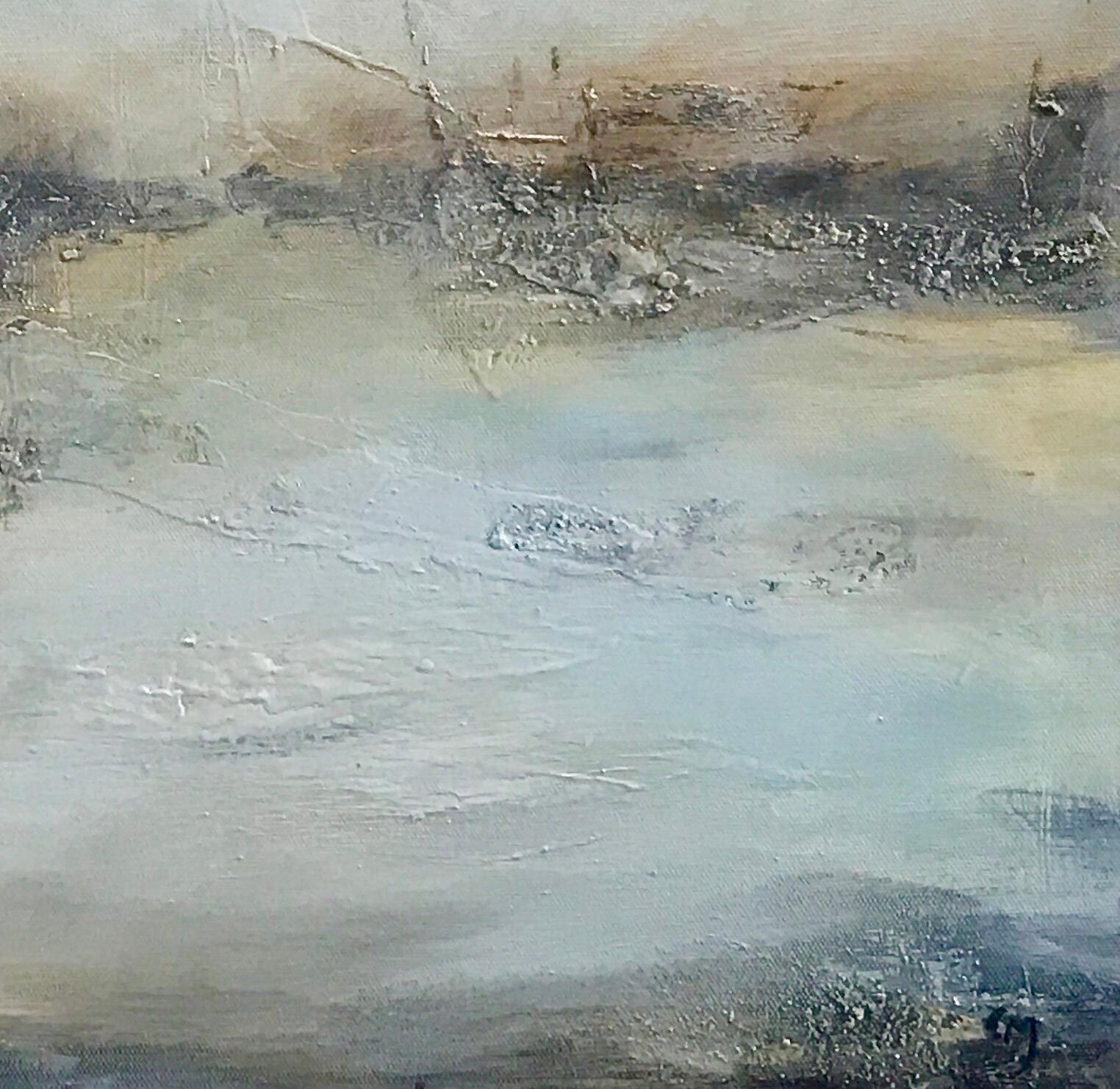 Tranquil Waters - Contemporary Landscape Painting by Clodagh Meiklejohn 1