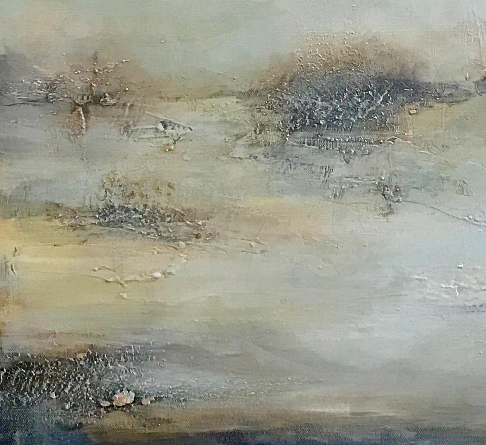 Tranquil Waters - Contemporary Landscape Painting by Clodagh Meiklejohn 2