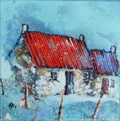 Habost I - Contemporary Landscape Painting by Helen Acklam