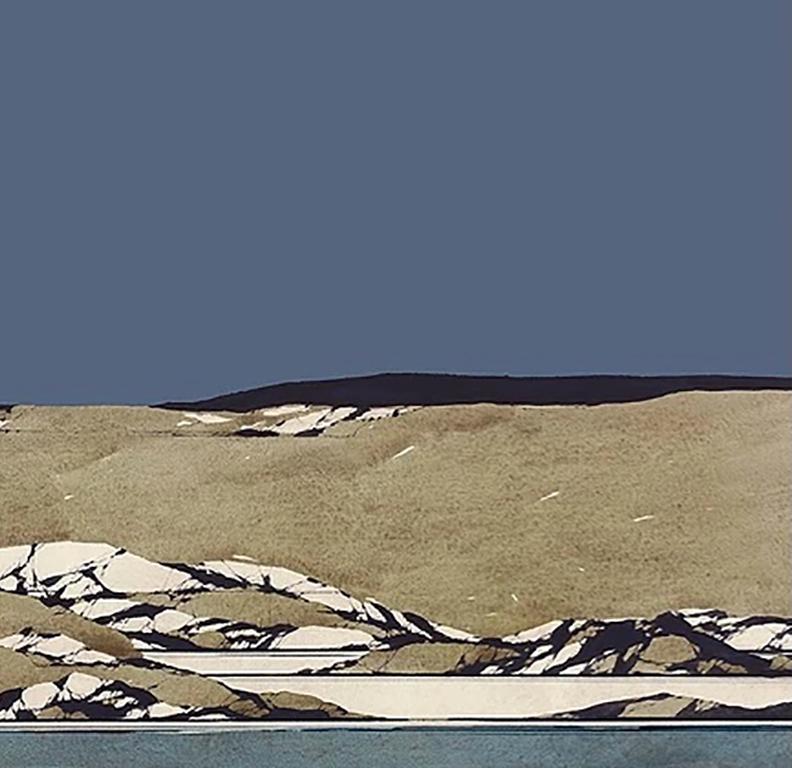 Signed Limited Edition Print of 195.

Ron Lawson is widely regarded as Scotland’s most original and distinctive contemporary landscape painter. His unique and instantly recognisable style was met with an extraordinary response throughout the UK and
