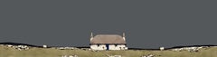 Hebridean Croft House - Signed, Limited Edition Print, Landscape by Ron Lawson