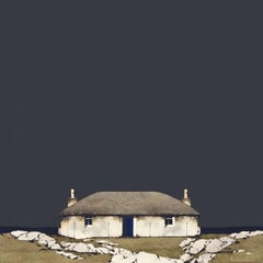 South Uist Croft House - Signed, Limited Edition Print, Landscape by Ron Lawson