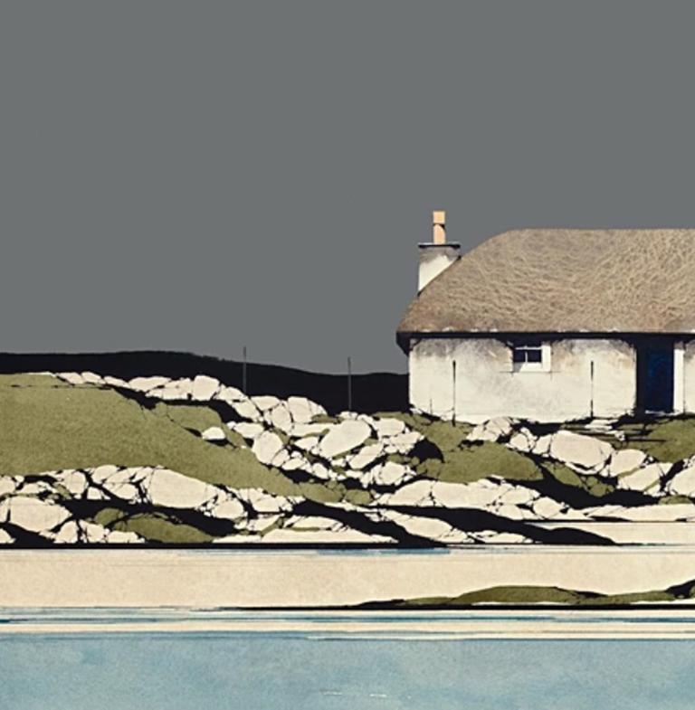 Uist Coast - Signed, Limited Edition Print, Landscape by Ron Lawson 1