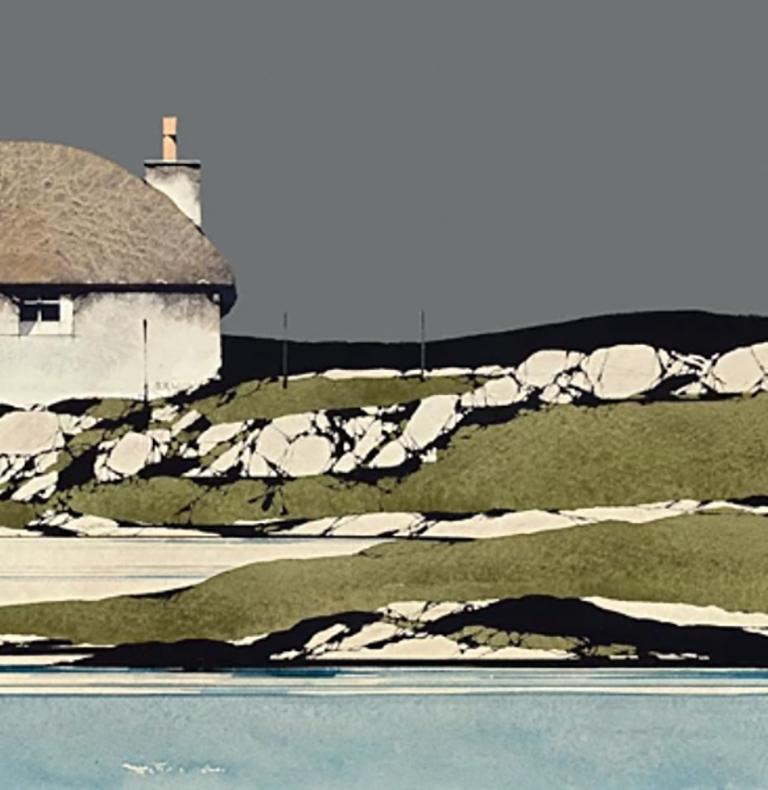 Uist Coast - Signed, Limited Edition Print, Landscape by Ron Lawson 2