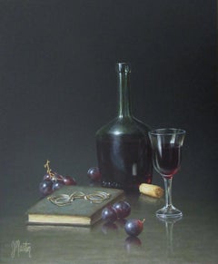 Vinho do Porto -  Still Life Painting by Ian Mastin