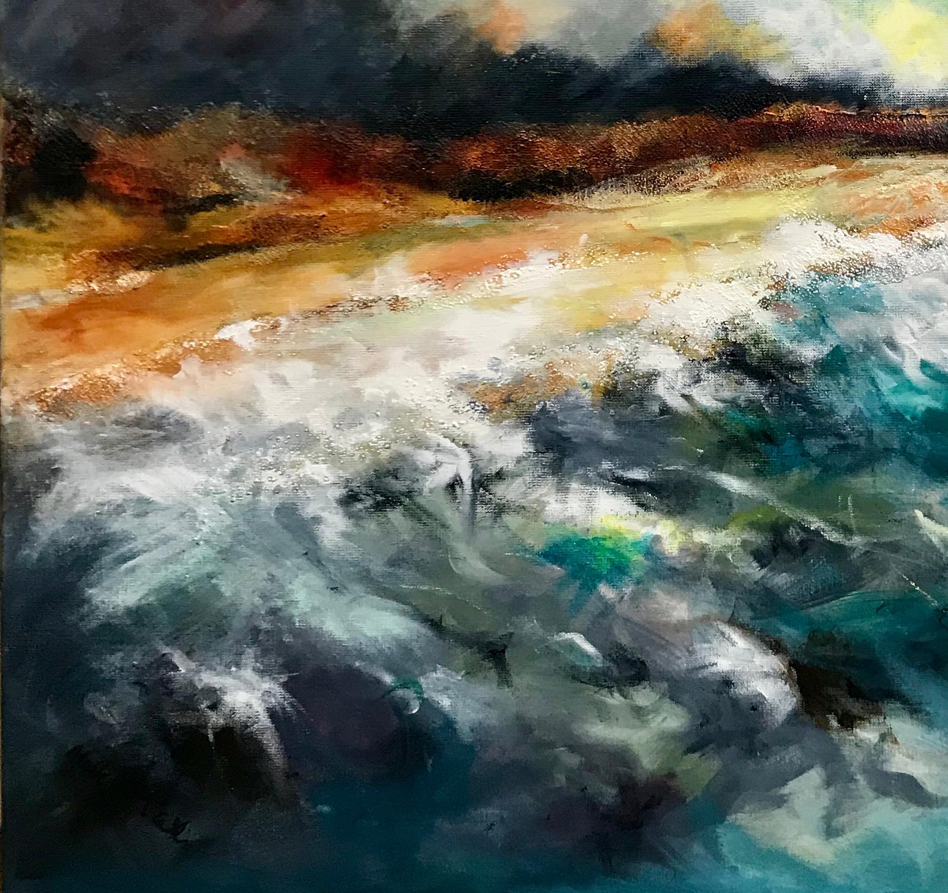 91 x 91cm - image size
96 x 96cm - frame size

Contemporary seascape painting by Mark MacCallum.

Mark McCallum was born in North Yorkshire in 1964 and he studied at St Johns in York where he graduated in 1988 with a BA Honors degree in Fine Art and