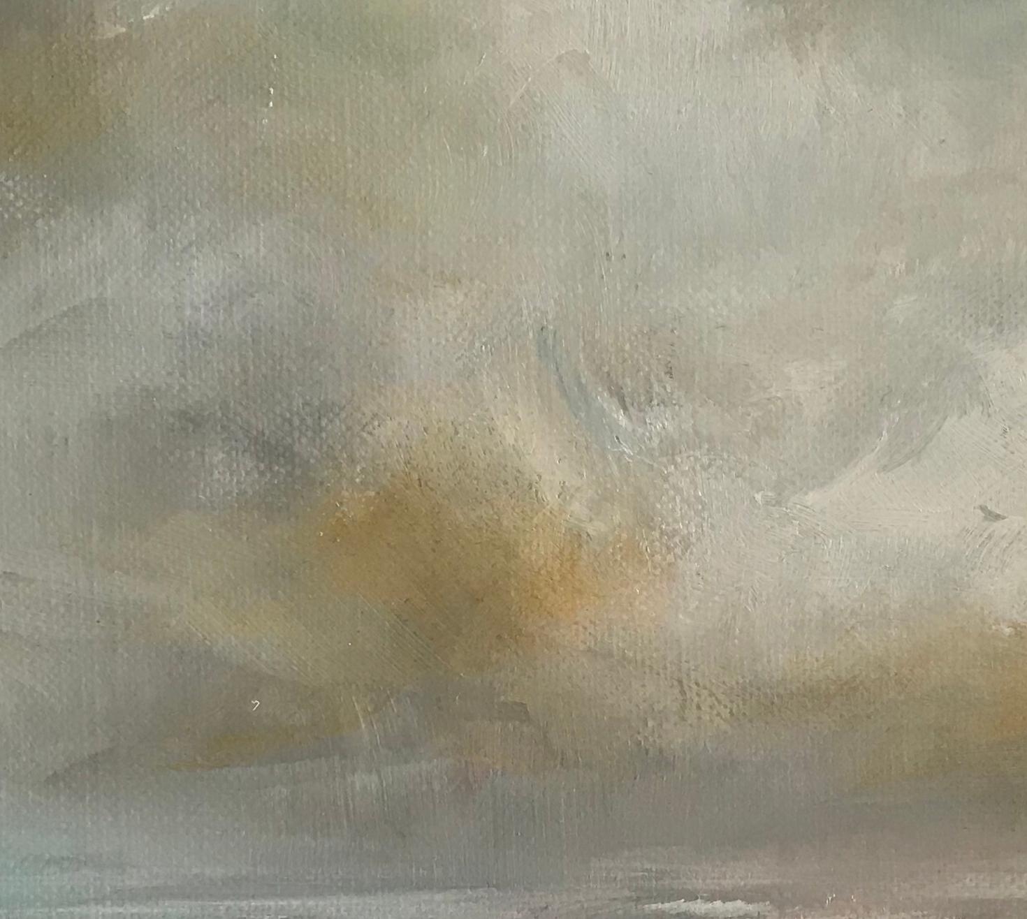 Golden Morning - Contemporary Seascape Painting by Senja Brendon For Sale 3
