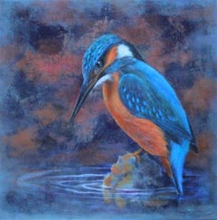 Kingfisher - Realistic Painting by Helen Welsh