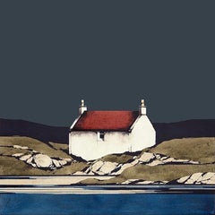 Eriskay Cottage - Signed, Limited Edition Print, Landscape by Ron Lawson