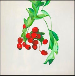 Wishing Berrie - Contemporary Nature Painting by Katie Litton