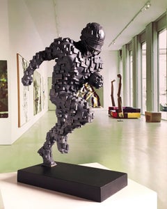 NFL Abstraction - Miguel Guía Constructivist Cast bronze Sculpture