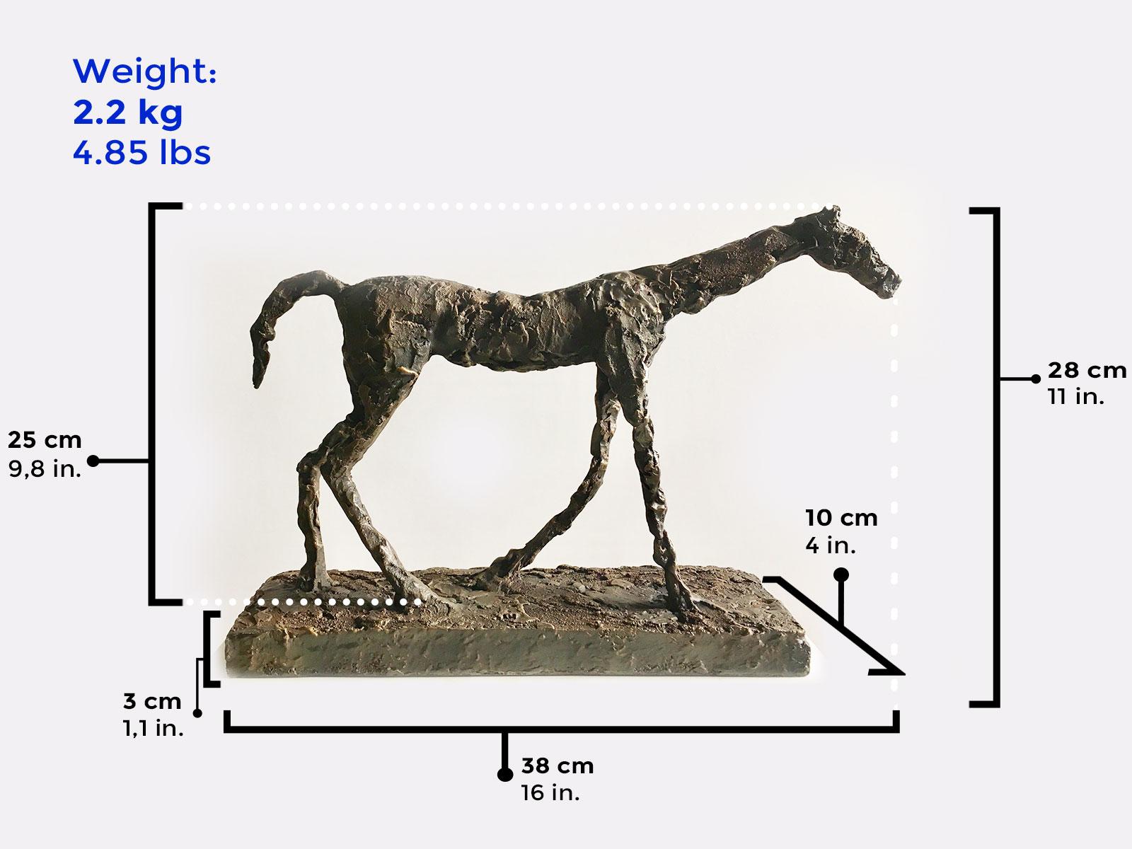 Impressionist Horse - Martín Duque Impressionist Bronze layer Sculpture 3