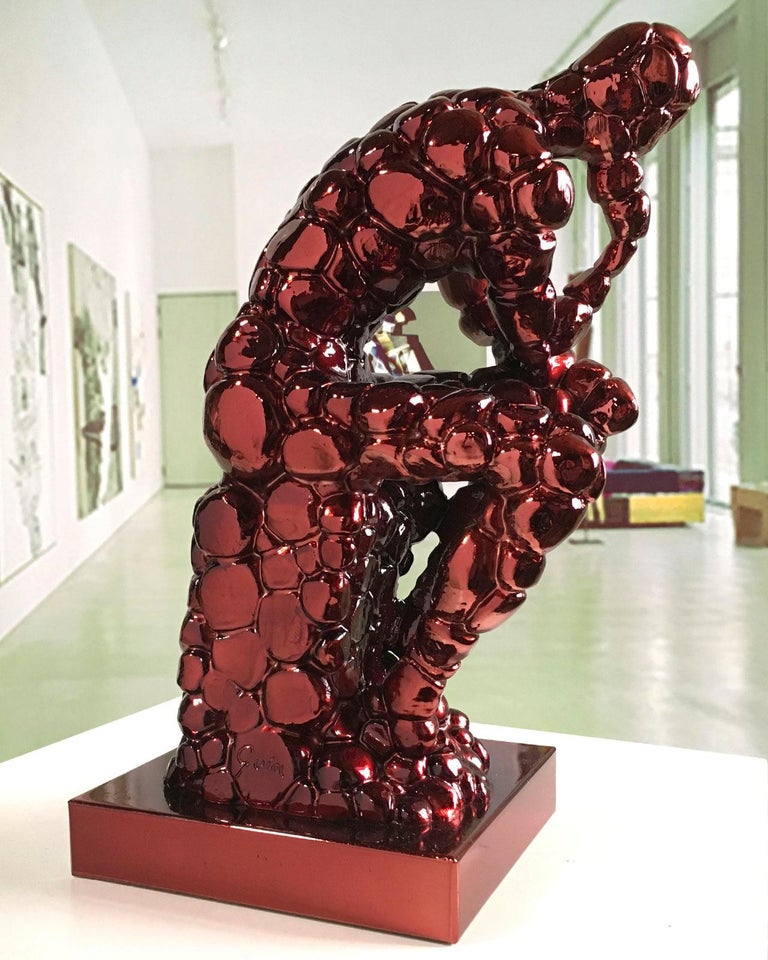 Miguel Guía Thinker Rodin as an excuse Miguel Guía, Pop Art, Bronze