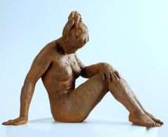 Big Act of Naked Woman - Martín Duque Impressionist Bronze layer Sculpture