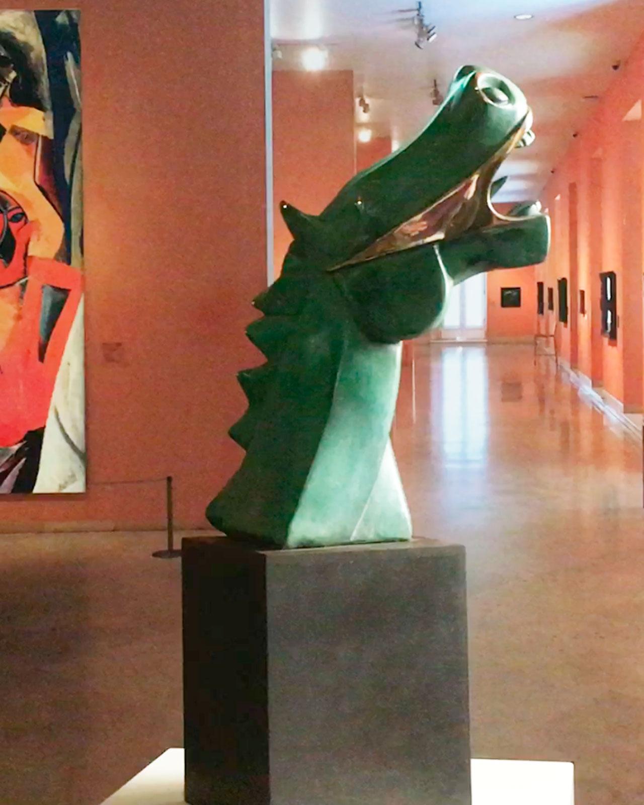 Big Cubist Horse of Guernica Cast bronze - Miguel Guía Cubist Sculpture 12