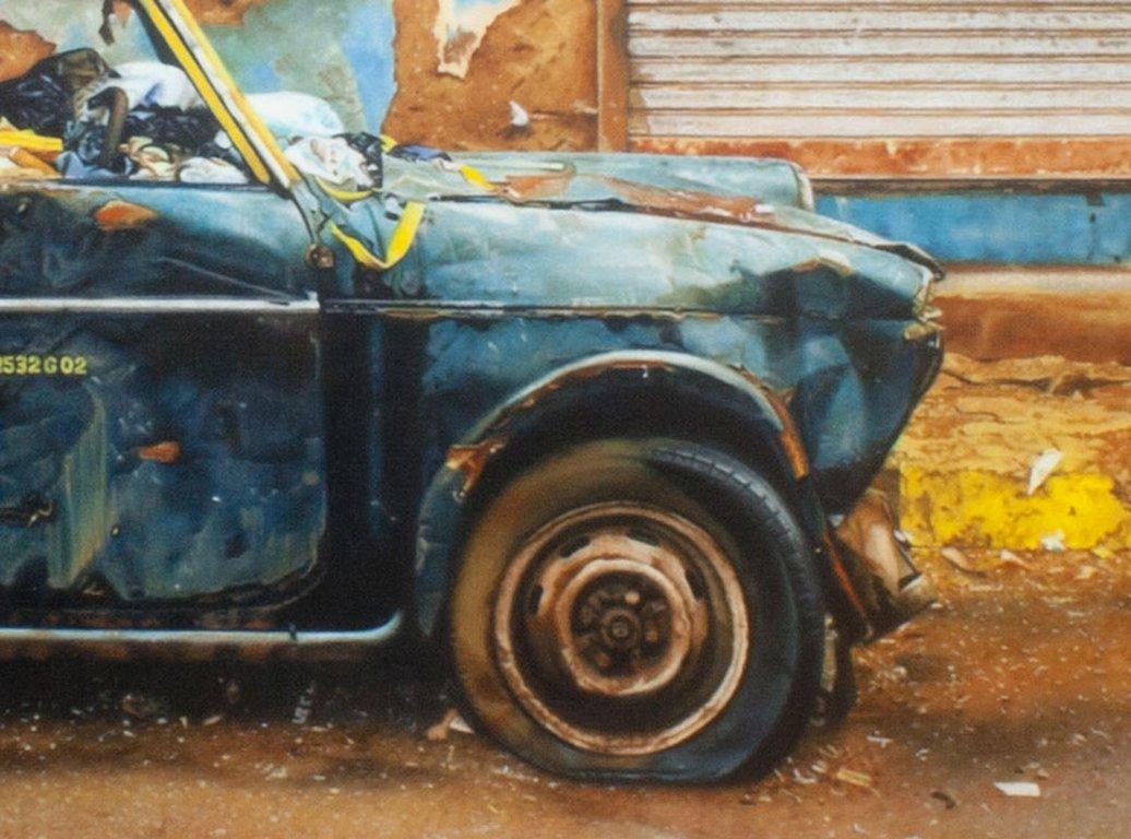 Better Days - Vizcaíno Oil painting on canvas hyperrealism - Realist Painting by Unknown