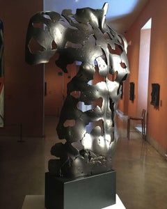 The Essence of Masculinity - Miguel Guía Expressionist Bronze layer Sculpture