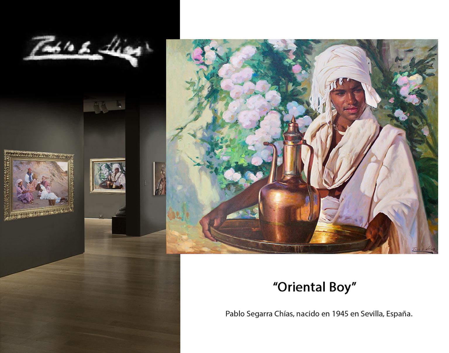Oriental Boy - Chías Oil painting on canvas Realism 2